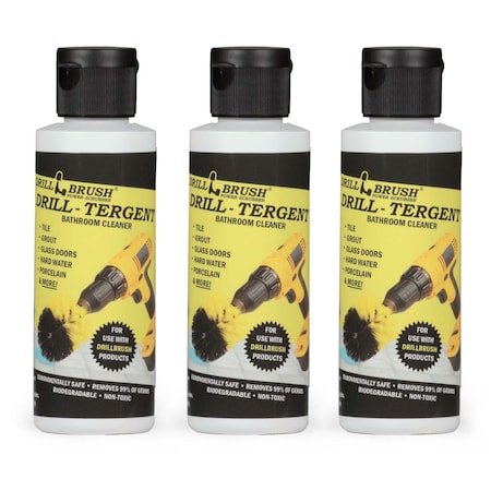 Drillbrush 4oz Drill Tergent All Purpose Cleaning Solution, PK 3 4oz-DT_3pack